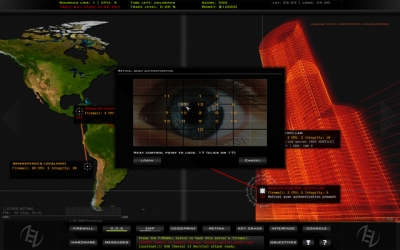 Screen ze hry Hacker Evolution: Duality