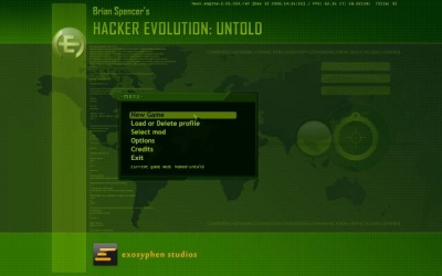 Screen ze hry Hacker Evolution: Untold