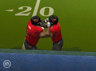 Screen ze hry Arena Football