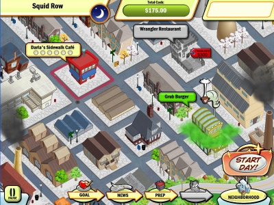 Screen ze hry DinerTown Tycoon