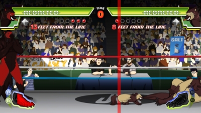 Screen ze hry Divekick