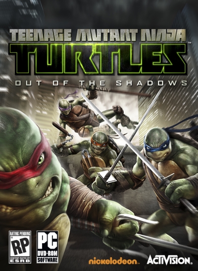 Obal hry Teenage Mutant Ninja Turtles: Out of the shadows