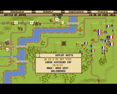 Screen ze hry Fields of Glory