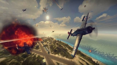 Screen ze hry Dogfight 1942