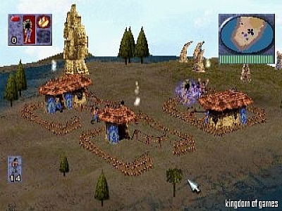 Screen ze hry Populous III - The Beginning