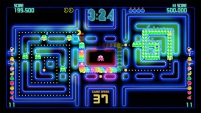 Screen ze hry PAC-MAN Championship Edition DX