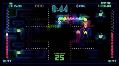 Screen ze hry PAC-MAN Championship Edition DX