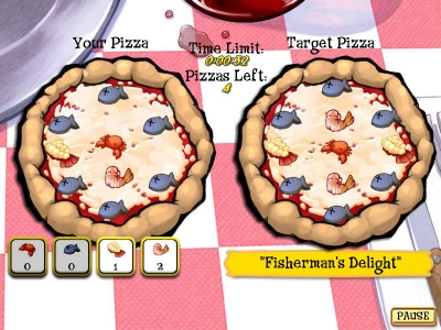 Screen ze hry Pizza Frenzy