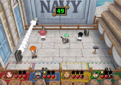 Screen ze hry One Piece: Pirates Carnival