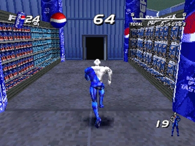 Screen ze hry Pepsiman