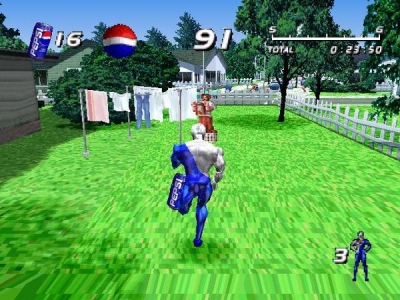 Screen ze hry Pepsiman