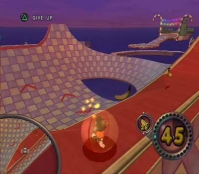 Screen ze hry Super Monkey Ball Adventure