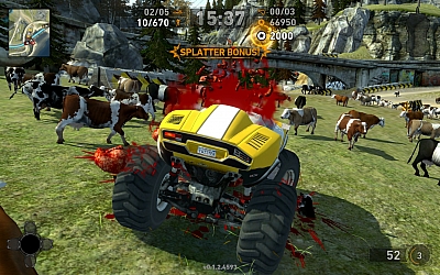 Screen ze hry Carmageddon: Reincarnation