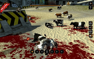 Screen ze hry Carmageddon: Reincarnation