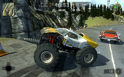 Screen ze hry Carmageddon: Reincarnation