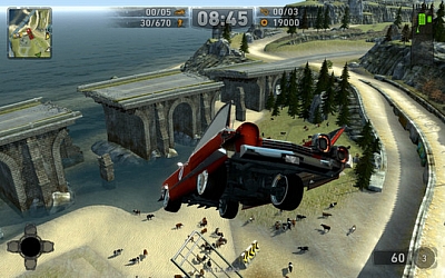 Screen ze hry Carmageddon: Reincarnation