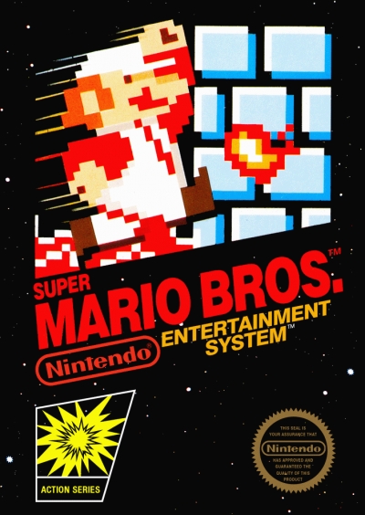 Obal hry Super Mario Bros.