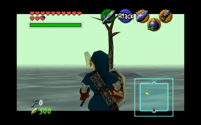 Screen ze hry The Legend of Zelda: Ocarina of Time