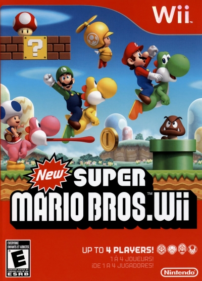 Obal hry New Super Mario Bros. Wii