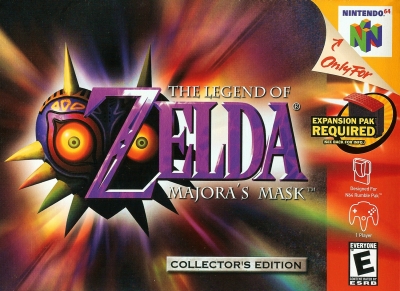 Obal hry The Legend of Zelda: Majoras Mask