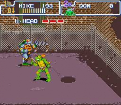 Screen ze hry Teenage Mutant Ninja Turtles IV: Turtles In Time