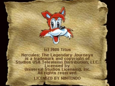 Screen ze hry Hercules: The Legendary Journeys