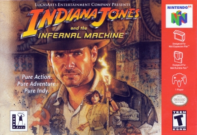 Obal hry Indiana Jones and the Infernal Machine