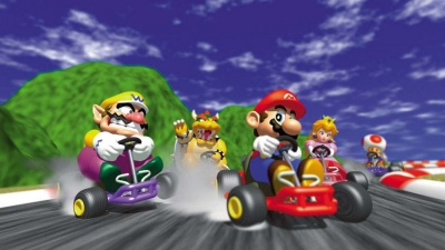 Artwork ke he Mario Kart 64