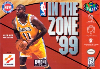 Obal hry NBA In the Zone 99