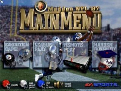 Screen ze hry Madden NFL 97