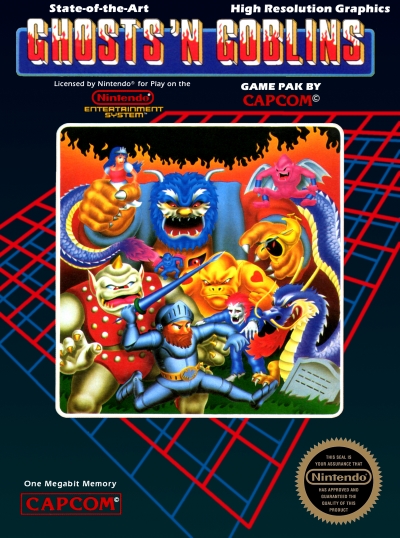 Obal hry Ghosts n Goblins