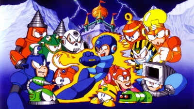 Artwork ke he Mega Man 4