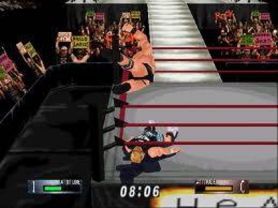 Screen ze hry WWF WrestleMania 2000