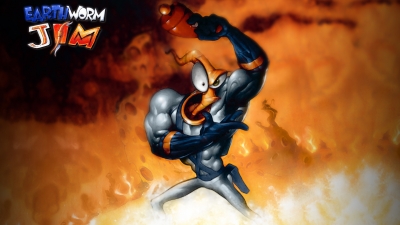 Artwork ke he Earthworm Jim