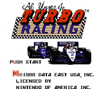 Screen ze hry Al Unser Jr. Turbo Racing