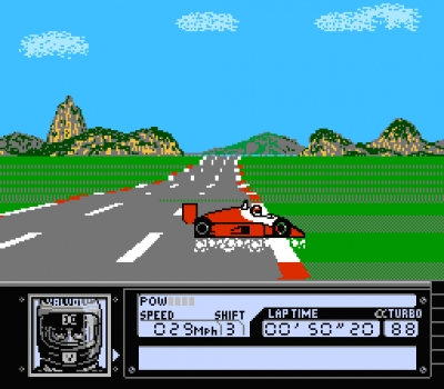 Screen ze hry Al Unser Jr. Turbo Racing