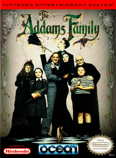 Obal hry The Addams Family