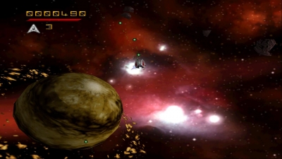 Screen ze hry Asteroids Hyper 64