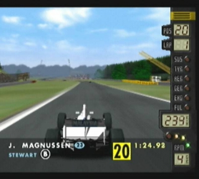 Screen ze hry F-1 World Grand Prix