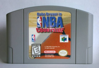 Screen ze hry Kobe Bryant in NBA Courtside