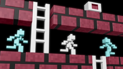 Artwork ke he Lode Runner 3-D