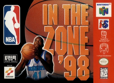 Obal hry NBA In The Zone 98