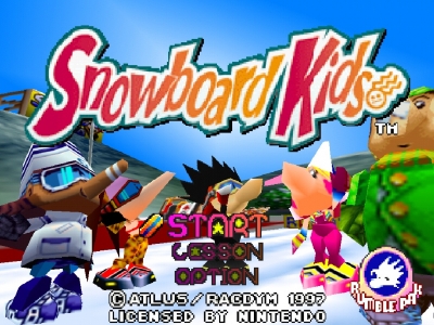 Screen ze hry Snowboard Kids