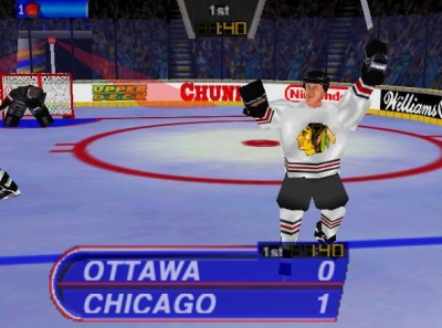 Screen ze hry Wayne Gretzkys 3D Hockey