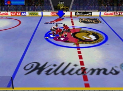 Screen ze hry Wayne Gretzkys 3D Hockey