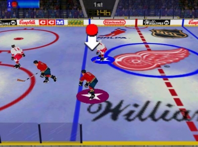 Screen ze hry Wayne Gretzkys 3D Hockey