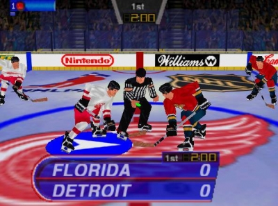 Screen ze hry Wayne Gretzkys 3D Hockey