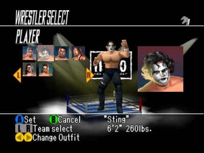 Screen ze hry WCW Vs. nWo: World Tour