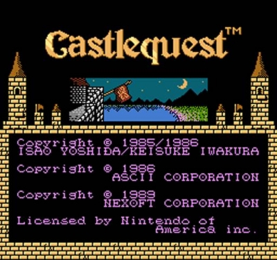 Screen ze hry Castlequest