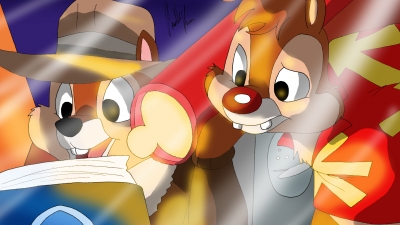 Artwork ke he Chip N Dale Rescue Rangers